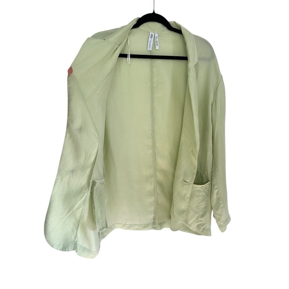 ZARA Fillsens Light Green Pistachio Loose Fit Summer Blazer Women's Size Small - Picture 6 of 9